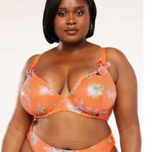 Savage X Fenty Night Bloom Demi Bra size 42dd and Panty Set XL New without tag.